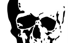 High Detail Skull Airbrush Stencil Free UK Postage 4 50 PicClick