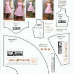 Image Shows A Free Printable Sewing Pattern For A Line Dress To Fit