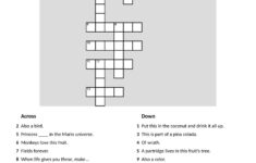 Make Your Own Crossword Puzzle Free Printable Free Printable