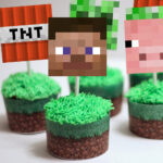 Minecraft Cupcake Toppers Wrappers Magical Printable