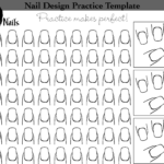 Nail Art Design Practice SheetNail Art Design Practice Sheet
