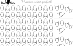 Nail Art Design Practice SheetNail Art Design Practice Sheet