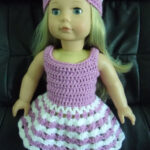 PDF Crochet Pattern For 18 Inch Doll Dress And Hat Set For Etsy