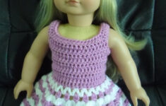 PDF Crochet Pattern For 18 Inch Doll Dress And Hat Set For Etsy