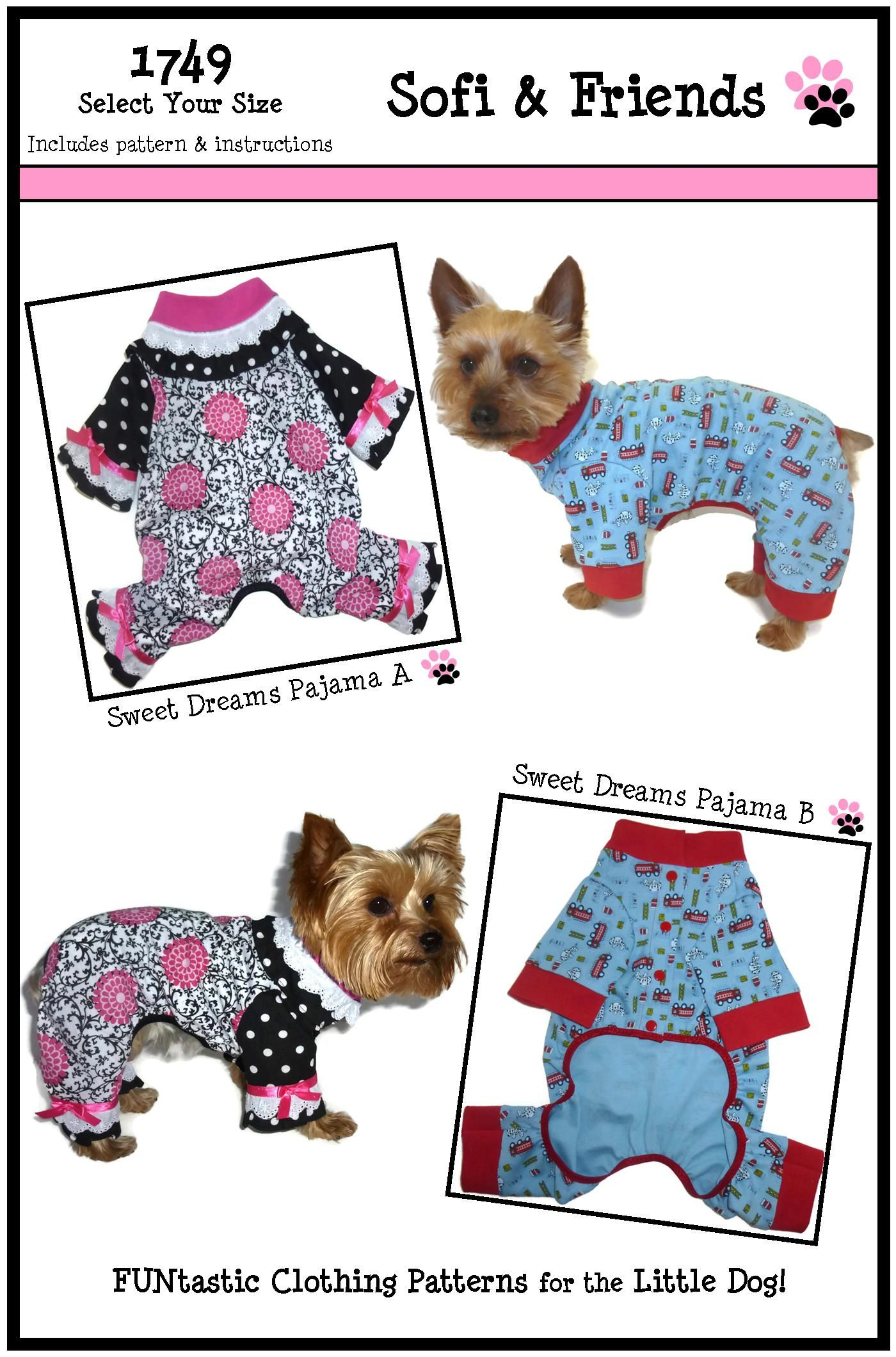 Pin On Sofi Friends Dog Clothes Patterns