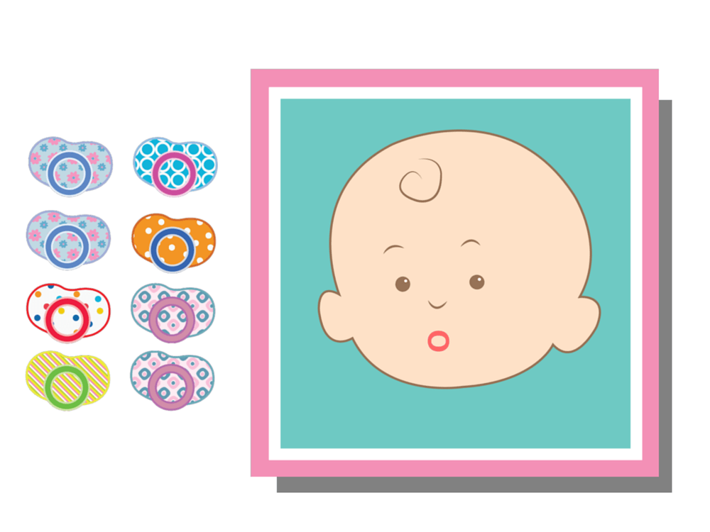 Pin The Dummy On Baby Mouth Baby Shower Game Magical Printable Baby 