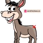 Pin The Tail On Donkey Game Free Printable