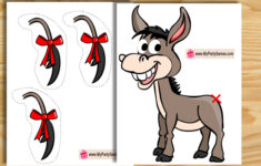 Pin The Tail On Donkey Game Free Printable