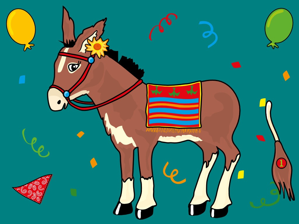 Pin The Tail On The Donkey Printable Free Free Printable