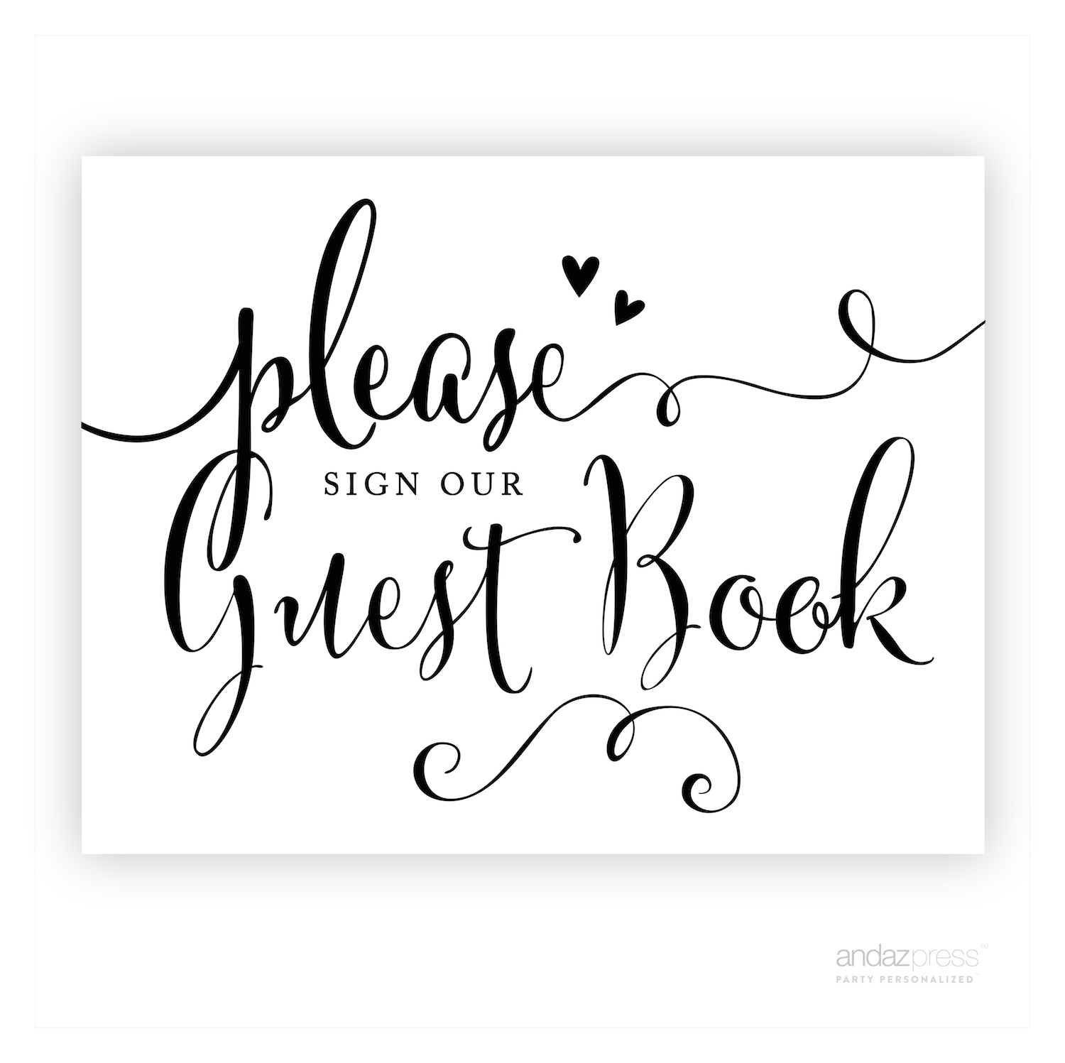 Please Sign Our Guestbook Free Printable Free Printable