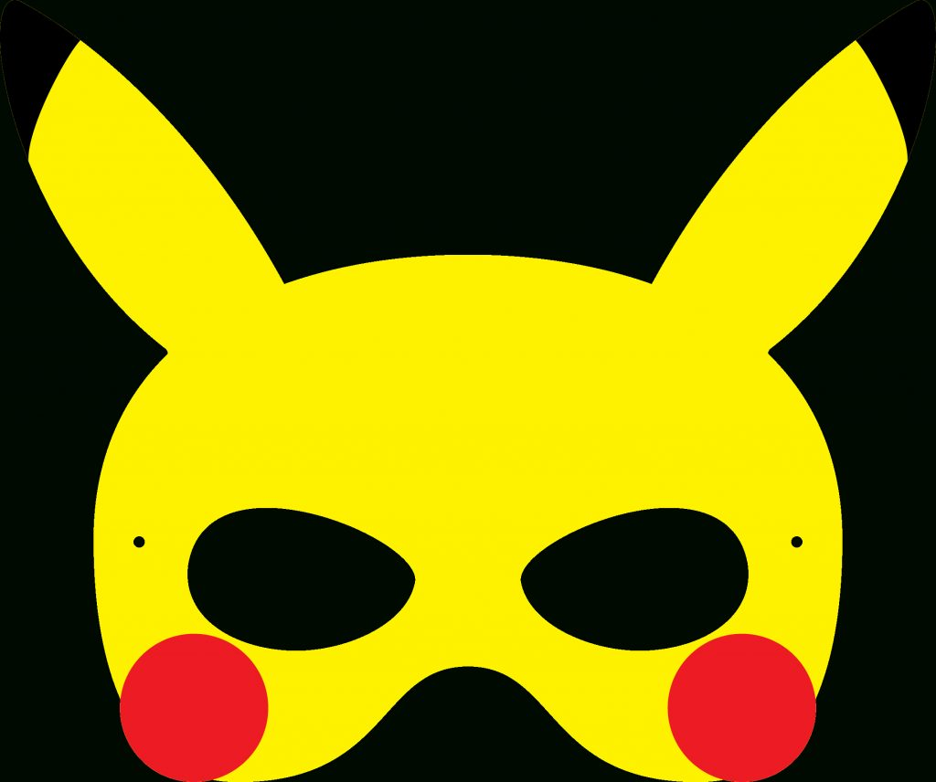 Pokemon Pikachu Mask Pokemon Pokem Free Printable Pokemon 
