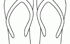 Printable Flip Flop Template
