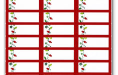 Printable Holiday Address Labels Foil String Of Lights EBay