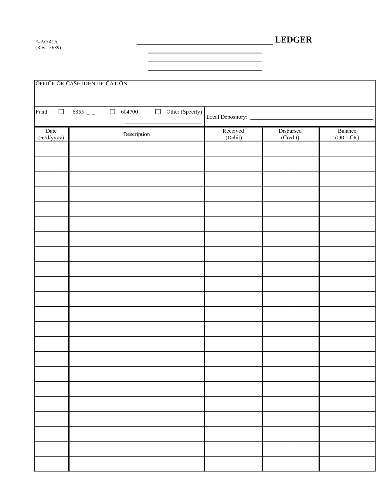 Printable Ledger Template Rent Receipts Rental Forms Simple With Free 