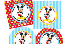 PRINTABLE Modern Mickey Mouse Favor Tags Or By Modpoddesigns