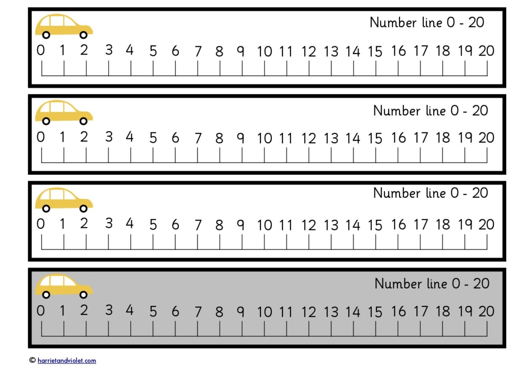 Printable Number Line 1 20 That Are Nifty Regina Blog