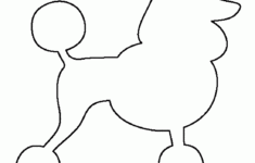 Printable Poodle Template