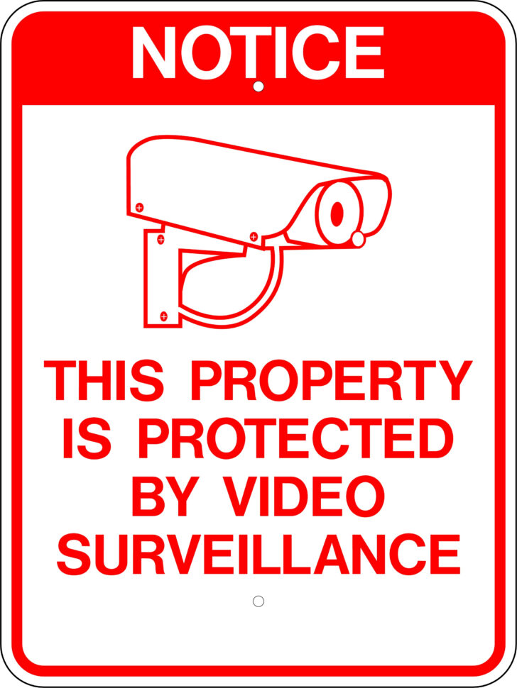 Free Printable Video Surveillance Signs