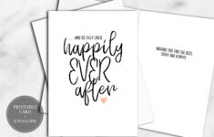 PRINTABLE Wedding Card For Couple Bridal Shower INSTANT Etsy