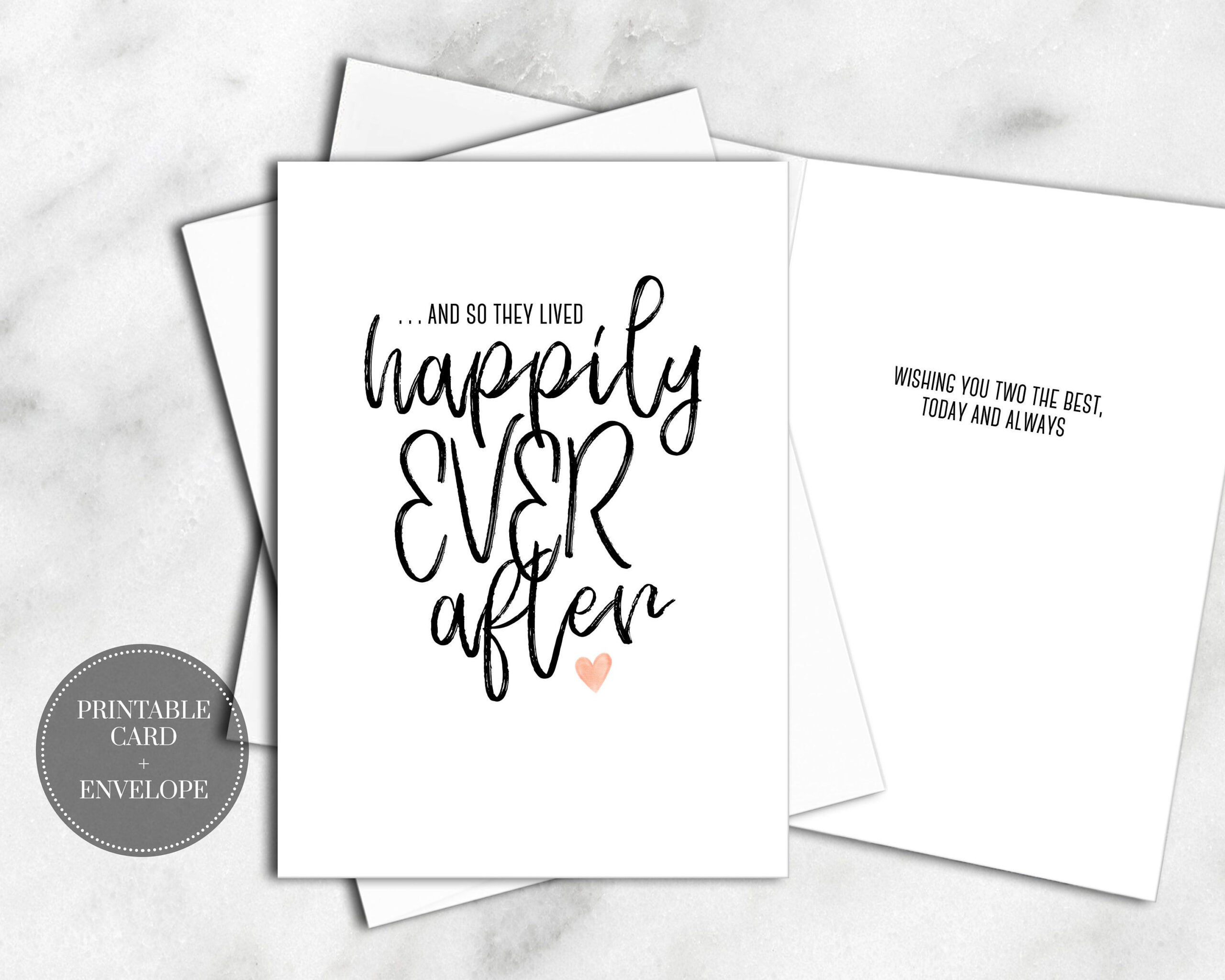 PRINTABLE Wedding Card For Couple Bridal Shower INSTANT Etsy 