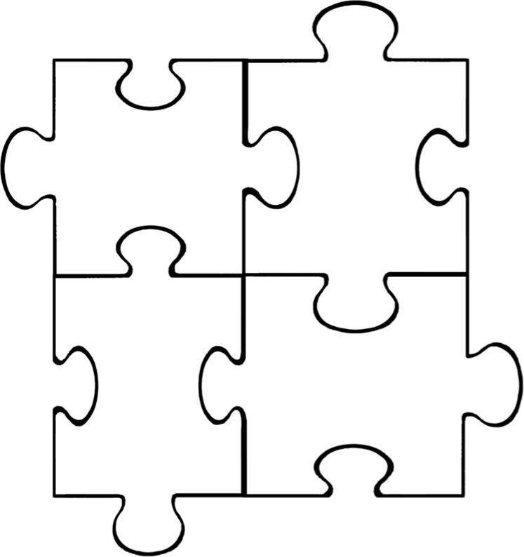 Puzzle Pieces Template Template Business