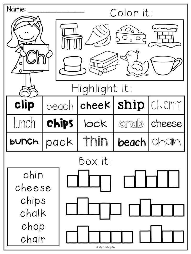 Sh Worksheets Free Printable Free Printable | Fanny Printable