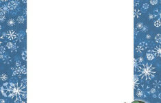 Snowman Looking Up Stationery Free Christmas Printables Stationery