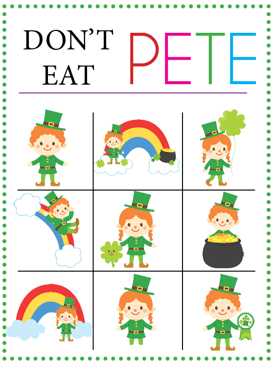 St Patrick s Day Don t Eat Pete Our Thrifty Ideas
