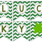 St Patrick S Day Lucky Banner Paper Trail Design