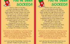 strong armor christmas socking you ve been socked free printable 1 Strong Armor Christmas Socking You Ve Been Socked Free Printable