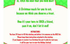 Strong Armor Christmas Socking You Ve Been Socked Free Printable