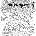 Swear Word Coloring Pages At GetColorings Free Printable