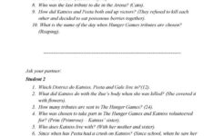 The Hunger Games movie Worksheet Worksheet Free ESL Printable