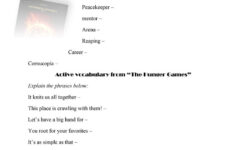 The Hunger Games movie Worksheet Worksheet Free ESL Printable