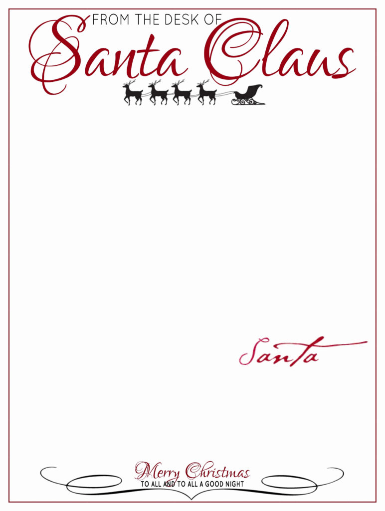 Free Printable North Pole Stationary | Fanny Printable