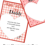 Valentine S Day Memory Keepsake Printalbe Cards
