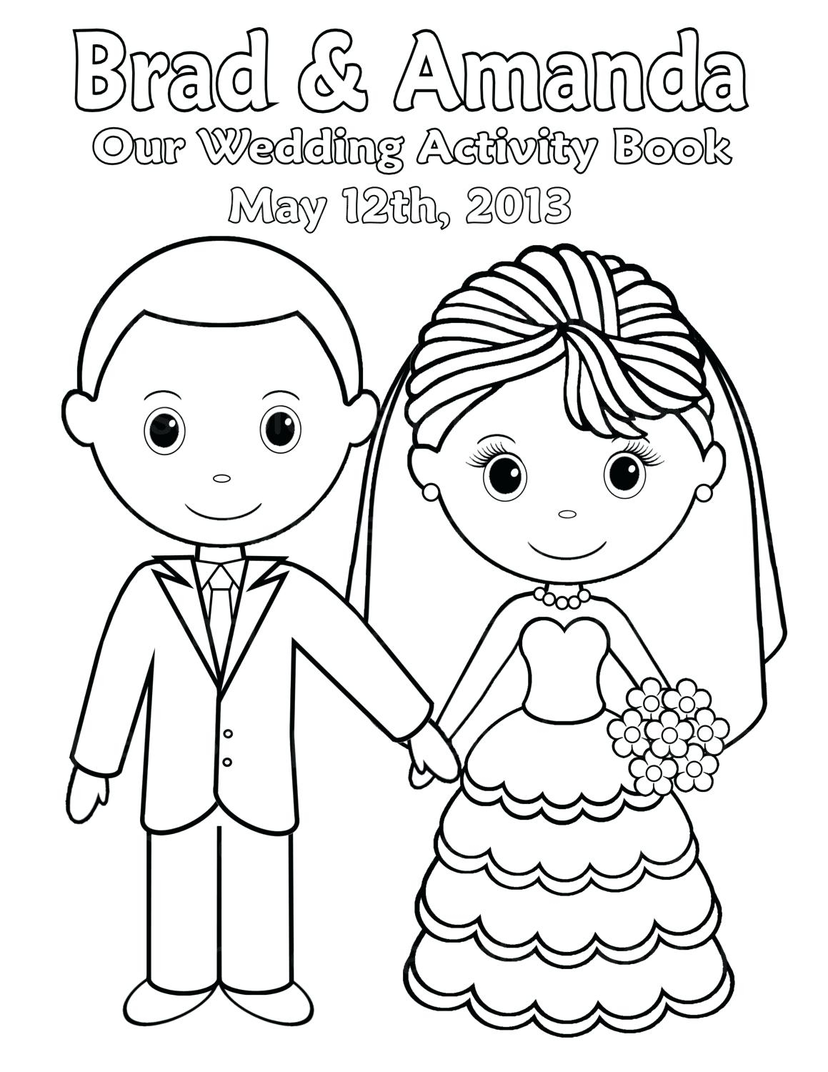 Wedding Couple Coloring Pages At GetColorings Free Printable 