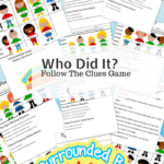 Who Did It Free Printable Guessing Game And Crime Solving Worksheets