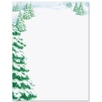 Winter Day Letter Paper Idea Art Letter Paper Christmas Stationery