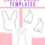 25 Free Printable Easter Bunny Template   Inside Free Easter Template Printable
