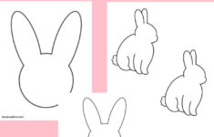 25 Free Printable Easter Bunny Template - inside Free Easter Template Printable