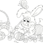 25 Free Printable Easter Coloring Pages For Kids And Adults Within Free Printable Coloring Easter Pages