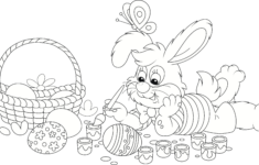 25 Free Printable Easter Coloring Pages For Kids And Adults within Free Printable Coloring Easter Pages