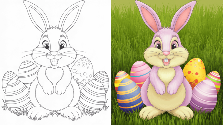 Free Printable Coloring Easter Pages