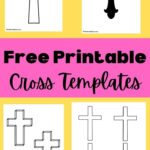 32 Free Printable Easter Crosses And Coloring Pages   In Easter Cross Template Printable