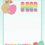 4 Free Printable Easter Bunny Letters In Free Easter Letter Template Printable