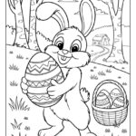 57 Easter Coloring Pages (Printables: Egg, Bunny, And More) Inside Printable Easter Bunny Coloring