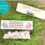 Bunny Poop Printable Bag Topper/ Easter Printable Bag Topper Intended For Easter Bunny Poop Printable