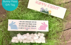 Bunny Poop Printable Bag Topper/ Easter Printable Bag Topper intended for Easter Bunny Poop Printable