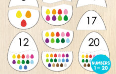 Buy Easter Egg Number Matching Easter Eggs Puzzles Counting with Easter Eggs Number Matching Game Printable